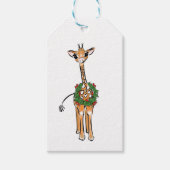 Vakantiedagen Giraffe Cadeaulabel (Voorkant)