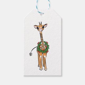 Vakantiedagen Giraffe Cadeaulabel