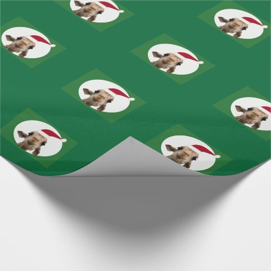 Vakantiedagen Giraffe Cadeaupapier (Hoek)