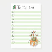 Vakantiedagen Giraffe Post-it® Notes (Voorkant)