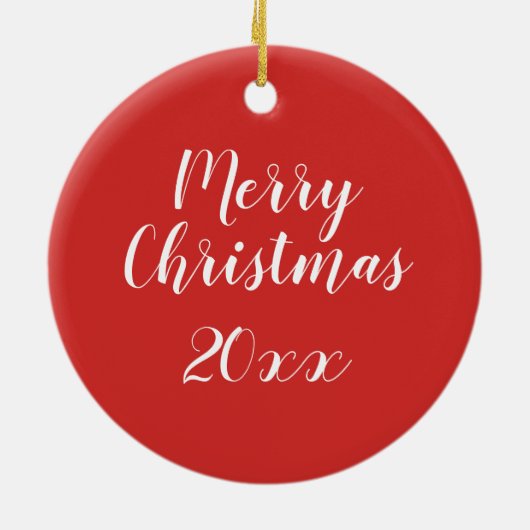 Vakantiedagen Giraffe- roodgetwinkeerd en groen li Keramisch Ornament (Achterkant)