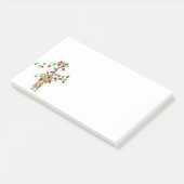 Vakantiedagen Giraffe- roodgetwinkeerd en groen li Post-it® Notes (Schuin)