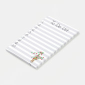 Vakantiedagen Giraffe- roodgetwinkeerd en groen li Post-it® Notes (Schuin)