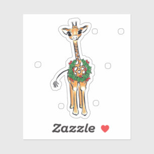 Vakantiedagen Giraffe Sticker