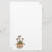 Vakantiedagen Giraffes Briefpapier (Voorkant / Achterkant)