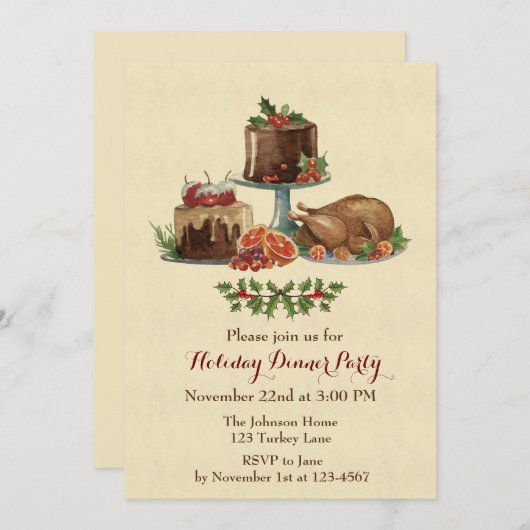 Vakantiedagen Kaart (Voorkant / Achterkant)