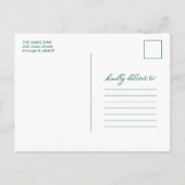 Vakantiedagen kerstbeweging Foto Feestdagenkaart (Achterkant)