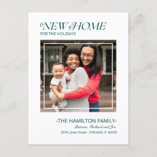 Vakantiedagen kerstbeweging Foto Feestdagenkaart