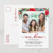 Vakantiedagen kerstbeweging Foto Feestdagenkaart (Voorkant / Achterkant)