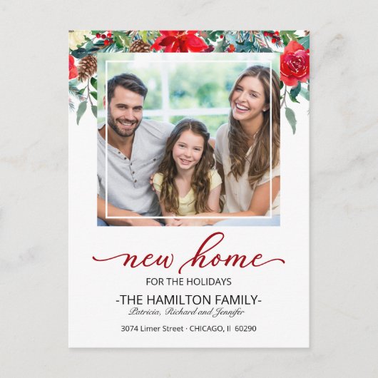 Vakantiedagen kerstbeweging Foto Feestdagenkaart (Voorkant)