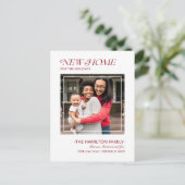 Vakantiedagen kerstbeweging Foto Feestdagenkaart (Staand voorkant)