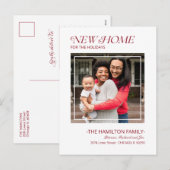 Vakantiedagen kerstbeweging Foto Feestdagenkaart (Voorkant / Achterkant)