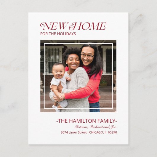 Vakantiedagen kerstbeweging Foto Feestdagenkaart (Voorkant)