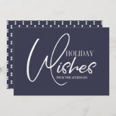 Vakantiedagen kerstmis Kaart (Voorkant / Achterkant)