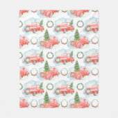 Vakantiedagen  met kerstmis fleece deken (Voorkant)