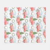 Vakantiedagen  met kerstmis fleece deken (Voorkant (Horizontaal))