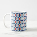 Vakantiedagen Modern Geometric Pattern Coffee Mok<br><div class="desc">U kunt extra coördinerende punten in ons collectie "Hanukkah Gifts and a Menorah" vinden.</div>