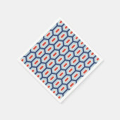 Vakantiedagen Modern Geometrisch Patroonpapier Servet (Hoek)