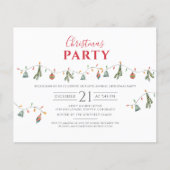 Vakantiedagen Partij Moderne Begroting kerstuitnod Flyer (Voorkant)