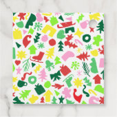 Vakantiedagen Star Cutout Bedankjes Labels (Achterkant)