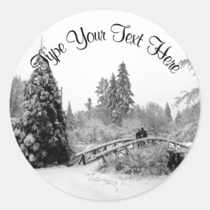 Vakantiedagen Stickers Aangepaste kerstboomSticker