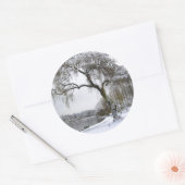 Vakantiedagen Stickers Aangepaste kerstboomSticker (Envelop)