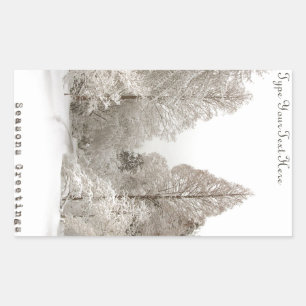 Vakantiedagen Stickers Aangepaste kerstboomSticker