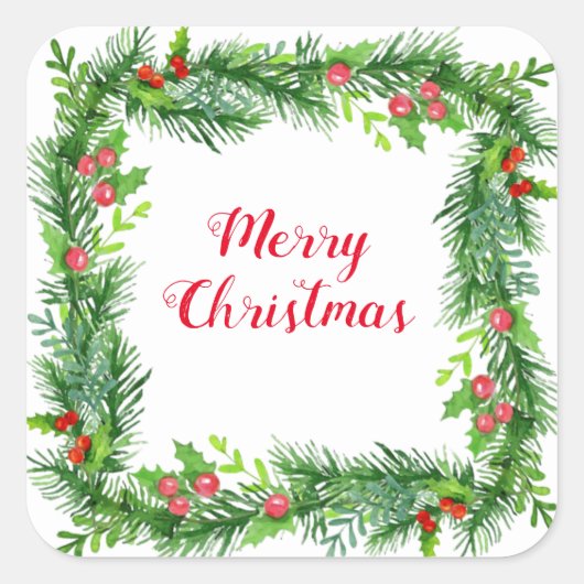 Vakantiedagen Stickers Garland (Voorkant)