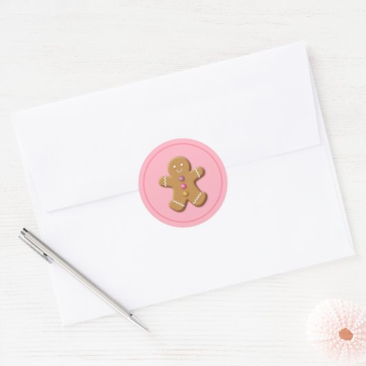 Vakantiedagen Stickers Gingerbrood Man (Envelop)