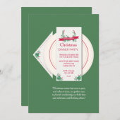 Vakantiedagen uitnodiging voor feestdag (Voorkant / Achterkant)