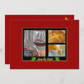 Vakantiedagen van feestdag kaart (Voorkant / Achterkant)