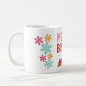 Vakantiedakkerkkoffie Mok "Merry & Bright" (Links)