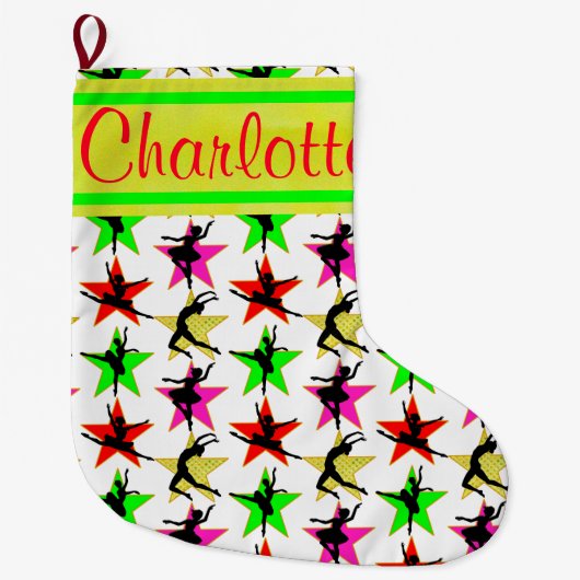 VAKANTIEDANSER GEPERSONALISEERDE KERSTKOUS GROTE KERSTSOK (Voorkant)