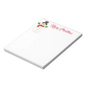 Vakantieday Notitieblok-Snowman Notitieblok (Linkerzijde)