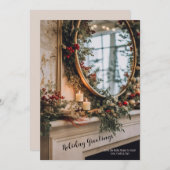 Vakantiedecoratie Feestdagenkaart (Voorkant / Achterkant)