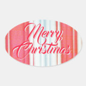 Vakantiedenen Ovale Sticker (Voorkant)