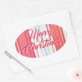 Vakantiedenen Ovale Sticker (Envelop)