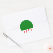 Vakantiedenen Ronde Sticker (Envelop)