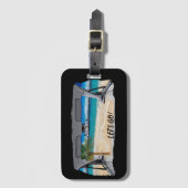 Vakantiedesign bagagelabel (Voorkant (verticaal))