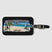 Vakantiedesign bagagelabel (Voorkant (horizontaal))