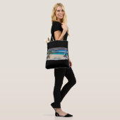 Vakantiedesign tote bag (Op model)