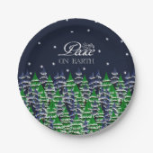 Vakantiedeslag op aarde papieren bordje (Voorkant)