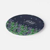 Vakantiedeslag op aarde papieren bordje (Gekanteld)