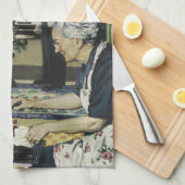  vakantiediner in het Grandma Grandpa House Theedoek (Quarter Fold)