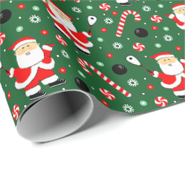 Vakantiedop voor Squash Player Holiday Gift Wrappi Cadeaupapier