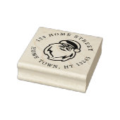 Vakantiedorecurve — Retouradres Rubberstempel (Stempel)