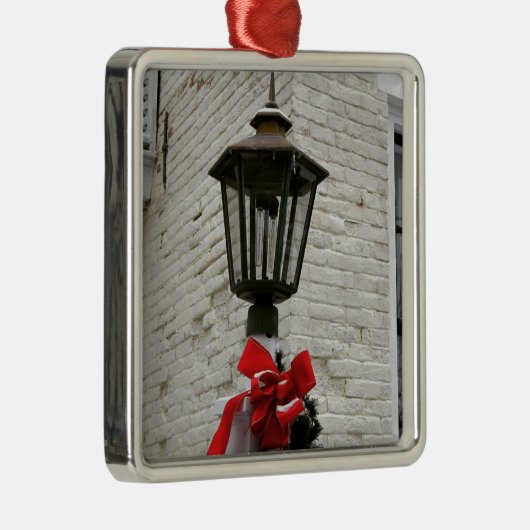 Vakantiedorp, Iowa Metalen Ornament (Rechts)