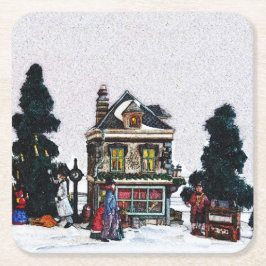 Vakantiedorp Kartonnen Onderzetters