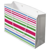 Vakantiedrukband met grote cadeaus groot cadeauzakje (Achterkant Gekanteld)