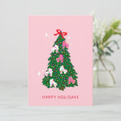 Vakantiedrukboomgaard met Schaats met wieltjes Kaart (Staand voorkant)